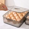 Bottiglie di stoccaggio frigorifero in plastica uovo frizzante impilabile scatola trasparente ispessita per alimenti per alimenti campeggio