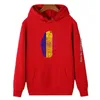 Мужские капюшоны Andorra Flag -отпечатки графики капюшоны в толстой свитере -капюшоне зимняя одежда