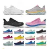 2024 Nuovo stile Clifton Running Shoes for Men Women Kawana Mafate Eleton Designer Sneakers triplo Black Pink Pink Mens Womens Sports Outdoor Sports Allenatori sportivi per esterni