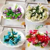 Dekorative Blumen künstliche Blume Plastik Berry Farbe Kirsch Pearlescent Stamme Hochzeit Dekoration Wohnkultur DIY Handgefertigte Accessoires