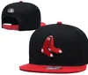 2024 "Red Sox" Beyzbol Snapback Sun Caps Champions World Series Erkek Kadın Futbol Şapkaları Snapback Strapback Hip Hop Spor Şapkası Karışımı Sipariş A2