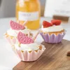 Backformen Hochtemperaturfestigkeit Kuchen-Tasse Formen Muffin Cupcakes Wrapper öldichter Party Hochzeitsschale Haushaltsvorräte