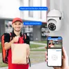 Cameras JOOAN 3MP PTZ IP Camera Color Night Auto Tracking CCTV IP WiFi Camera Security Camera Home Surveillance Camera Baby Monitor