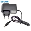 Escam Eu Au UK US Plug Type 12V 1A 5.5mm × 2.1 مم مزود الطاقة AC 100-240V إلى محول العاصمة للكاميرا / IP