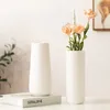 Vases Ceramic Vase Creative Home Living Room White Hydroponic Flower Pot Dried Inserting Decoration Ornaments