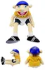 Jeffy Hand Puppet Cartoon Plalue Toy Poll Poll Soft Figurine Sleeping Oreiller éducatif Playhouse Children Children Baby Gift 240328