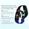 Armbänder Mistep T11 Smart Watch wiederaufladbare Herzfrequenzüberwachung Silikon 1,08 -Zoll -Kinder Sport Bluetooth Watch for Android für iOS
