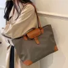 2024 Casual Large Capacity Bag Women Tote Bag Designer Canvas Handbag High Quality Lady Shoulder Bag Waterproof Nylon Female Bag
