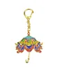 HOCKS Feng Shui Bejeweled Umbrella Amulet Keetchain