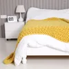 Coperte a mano petto coperta coperta alla moda divano filato spesso divano dormiente inverno morbido addensato arredamento per la casa a mano calda