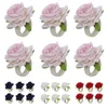 Decorative Flowers Artificial Silk Fabric Rose Flower Heads For Wedding Party Home Decoration Hat Wall Arch Accessories