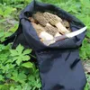 Förvaringspåsar praktisk återanvändbar svamp skörd påse bushcraft påse mesh design bärbar jakt på landsbygden
