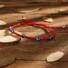 Creative New Blue Eyes Evil Eyes Rope Bracelet en tricot bracelet Bracelet réglable AB94