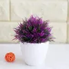 Decoratieve bloemen kunstmatige plant decor compact mooie potten aantrekkelijke stoffen simulatie voor tuin trouwhuis