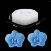 Backformen 1/2/4pcs Motten Orchideen Silikonform Fondant Zuckerfahrzeugform Kuchen Dekoration Werkzeuge