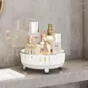 Storage Bottles Creative Cream Multi-functional Kitchen Shelf Household Light Luxury Countertop Rotating Skin Care Cosmetics Turntable