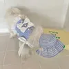 Hondenkleding ins stijl miu prinses blauw rooster beugel rokhonden kitty korte riem huisdier kleding kleding voor middelgrote kleine kat