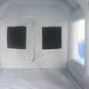 Groothandel gratis schip naar deur verschillende maten 5m-12m kleine opblaasbare spray verfcabine opblazen autolaadschildert tent garage te koop