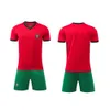 Fotbollsuppsättningar/träningsdräkter Herrens träningsdräkter 24-25B Portugal Team Football Jersey Adult Training