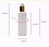 Storage Bottles 300ml Gold Silver Collar Lotion Pump Cosmetic Bottle Empty Shampoo Plastic Container For Cream Liquid Soap Personal Care