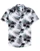 Heren Casual Shirts Zomer Fashion Mens Hawaiiaanse Kokosnoot Boom Kokosboom Gedrukt Beach Aloha Shirt Plus Maat 6xl Hombre ROPA