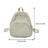 Skolväskor unisex corduroy mini ryggsäck fast färg axel väska mjuk ryggsäck student liten rese ryggsäck casual dagpack