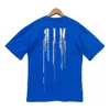 T-shirts pour hommes marques imprimées colorées pour hommes à manches courtes T-shirt Designer Te-shirt Homme Spring O-Leck Tshirt