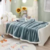 Blankets Children's Mink Milk Velvet Blanket Infant Kindergarten Animation Cartoon Air Conditioning Small Knee