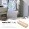 Bolsas de almacenamiento obras de arte de arte de longitud completa soporte de madera de madera decoración del hogar soporte de soporte