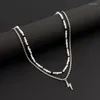 Chains Simple Imitation Pearl Necklace For Women Man Teens Fashion Punk Hip Hop Choker Trendy Hip-hop Jewelry Accessories