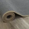 Carpets Hand Csewn Edge Sisal Jute Carpet Living Room Room Bedroom Terbase Tatami Mat entièrement recouvert de Simple Ins Japanese Floor