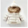 Down Coat Baby Boys Girls Hooded Winter Outerwear & Coats Kids Thicken Jacket Clothes Christmas Warm Leisure Clothing