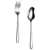 Spoons Stainless Steel Fork Spoon Serving Utensils Metal Tableware Knife And Home Dinnerware Steak Cutlery Eating