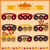 Abbigliamento per cani 60pcs Fall Wow Tie Flower Pet Collar Ringraziamento Accessori per cani piccoli gatti Bowties Products