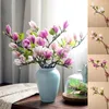 Decoratieve bloemen Lychee -leven simuleert magnolia diy handwerk huwelijksfeest Familie verzameling thuisdecoratie sfeer accessoires