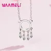 Chaines Arrivée Collier pendentif receveur de rêve pour femmes 925 Sterling Silver Bijoux Bijoux Brillant Stone Sale