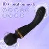 20 Snelheden krachtige dildo vibrator vrouwelijke av -massager Wand g spot clitoris voor vrouwen stimulator volwassen seksspeeltjes masturbator 240403