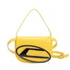 Torebki żółte torebki damskie rączka górna torebka na pół okrągłego designu skórzana klapa na ramię torebki TOTE torebki 220616 221023