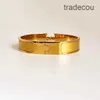 2023 Charme bracelet Design Design Bangle Bracelet en acier en acier inoxydable