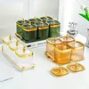 Opslagflessen Multifunctionele transparante voedselpot Dust-Proof Spices Box voor noten droog fruit