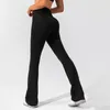 Pantalon féminin biikpiik v-waist festock soulève le yoga flare femme botte décontractée pantalon de fitness en forme de carrosserie de carrosserie