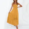 Элегантная леди без бретелек Схема макси -вечеринка Dres Fashion Solid Color Lace Press Summer Hollow Out Out Long Vestidos 240327