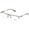 Sunglasses Frames Classic Simple Half Rim Rectangle Spectacle Frame With Spring Hinge For Men Women 5078