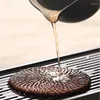 Plateaux de thé 6pcs Creative Round Drink Coasters pour accessoires