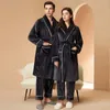 Home Clothing Men Winter Extra Long Warm Flannel Bathrobe Pant Sets Plus Size Coral Fleece Robes Sleeve Bath Robe Pijama Women Sleepwear