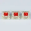 Baterie Gateron Silent Switch Black Red Clear 5pin Transparent Tops dla Mechaniapl Keyboard Kompatybilny z przełącznikiem MX