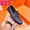 40 Style Tasarımcı Loafers Katırlar Erkekler İçin Mokasinler Ayakkabı Deri Lüks Erkek Elbise Günlük Yüksek Topuk Başak Somunlar Resmi Orijinal Siyah Gerçek Erkekler Süet Boyut 38-46