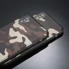 Carie de camouflage vert de l'armée pour iPhone 11 12pro 13 Pro Max SE 2020 x xr xs max 6 6s 7 8 Plus couverture arrière en silicone Soft TPU pour la couverture de téléphone vert de l'armée