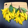 Party -Dekoration farbenfrohe Banane Künstliche Bananen gefälschte Früchte verbessert den Raum für Pographen