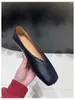 Scarpe casual piatto donne donne balletto di punta quadrata ballerina bassa di marca poco profonda su popicchigio morbido moccasina zapatillas